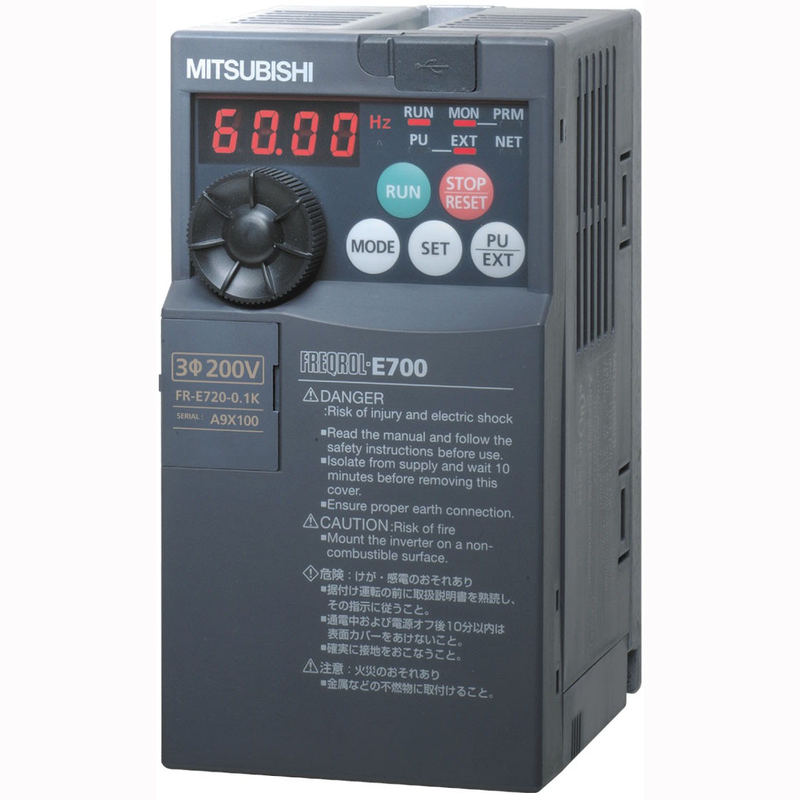  FR-E720S-1.5K-CHT 三菱变频器1.50KW经济型单相200V电源E720S-1.5Kw价格好
